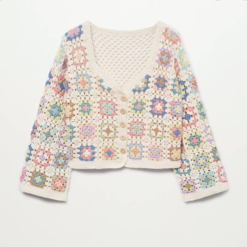 ISO MANGO CROCHET CARDIGAN